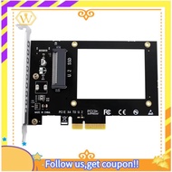【W】PCI-Express Gen3.0 4X 8X 16X Universal U. 2 to PCI-E Pcie X4 Adapter Riser 7000MB/S Slot Board fo