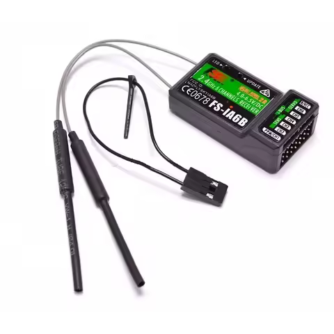 Flysky FS-IA6B Remote Control IA6B Receiver 2.4G 6 Channel FLY SKY Plastic for DIY FPV RC Airplane Q