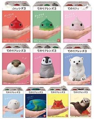 Tenori friends 3 , 盒玩 , 食玩 , 掌上動物 , 掌上朋友 3 , no. 4 , 5 , 6 , 7 , 10 , 雞泡魚 , 北極熊 , 企鵝 , 水獺 , 海獅 , 蘇眉 