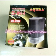 AQURA ASP-5200A 47W Fmax 3500L Hmax submersible aquarium pump 3m