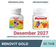 Renovit gold isi 30 tablet multivitamin lansia