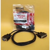 Parallel DB25 Male to Serial DB9 Female Cable - DB 9 to Parallel db 25 pin printer series Cable