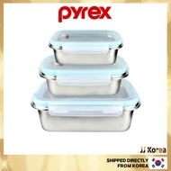 [PYREX] Stainless Steel Food Storage Container (650ml / 1300ml / 2250ml)