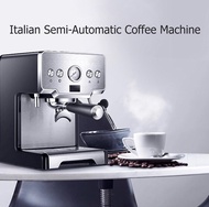Aicoffee เครื่องชงกาแฟกึ่งอัตโนมัติ สไตล์อิตาลี 1 หัวกรุ๊ป 15 บาร์ มีสตรีมนม 1614-196