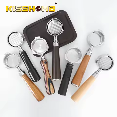 51mm Bottomless Portafilter Filter Holder For Homix H11 Oster Cecotec Hibrew Coffee Machine Accessor