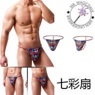 Men's underwear 新品印花圖案日式超性感六尺褌男士小三角 丁字褲 內褲 底褲 T-back