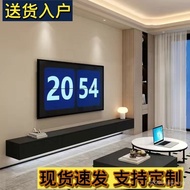 Modern Simple Hanging TV Cabinet Hanging Hanging TV Wall Cabinet Small Apartment Living Room Milk TV Cabinet Floor Cabinet