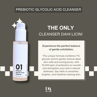 DR+AEN Prebiotic Glycolic Acid Cleanser, 100ml, Gentle Exfoliating Cleanser