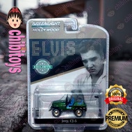 GREENLIGHT Green Machine Elvis Jeep CJ-5 Diecast