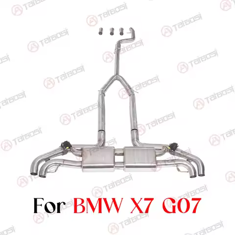Taibosi Factory Valvetronic Catback Exhaust System For BMW X7 G07 3.0T SUS304 Electric Valve Muffler