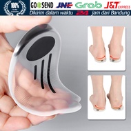 Alas Tumit Kaki Therapy Silikon Gel Support Insole Tumit Pijat Sol Sepatu Terapi Kaki O X Anak Pria 