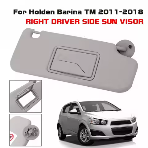 Sun Visor Driver Right Side Grey For Holden Barina TM 2011-2018 For 95327507