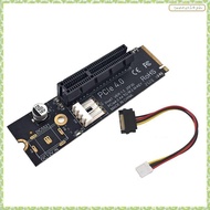 [J X Q K] NGFF to PCI-E X4 Slot Convert Adapter M2 Port to PCIE Expansion Card Compatible with X1 X4