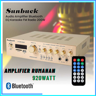 COD Sunbuck Bluetooth EQ Audio Amplifier Karaoke 920 W AV / ampli power 5000 watt rumahan cuci gudan