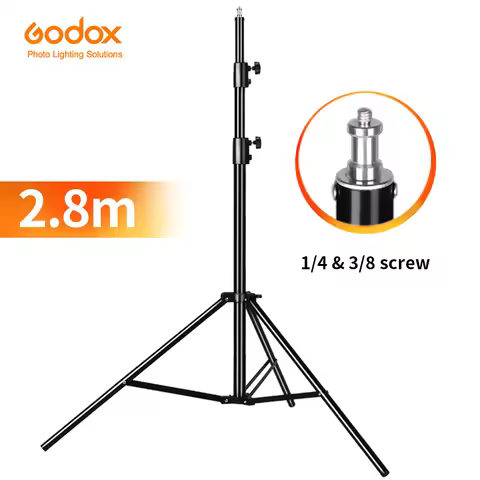 Godox 280cm 2.8m 9FT Pro Heavy Duty Light Stand for Fresnel Tungsten Light TV Station Studio Photo S