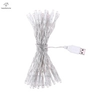 4.35M 40LED Đèn Rèm chuỗi Icicle ánh sáng dùng nguồn USB trang trí tiệc giáng sinh
