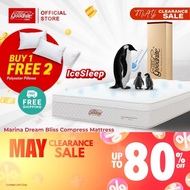 (Mattress in a Box) Goodnite IceSleep Fabric Marina Dream Bliss Pocket Spring Compress Mattress (11.