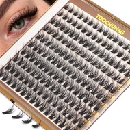 Short Eyelash Cluster 9-12mm Slim Cluster Eyelash Extension 160 Pieces Independent Eyelash Curling T