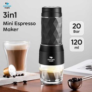 AShop Hand Press Mini Nespresso Coffee Maker 3in1 20 Bar 120ml