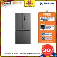 Electrolux Fridge 496L French Door Refrigerator EQE4900A-B Inverter QuickFreeze QuickChill EQE4900AB