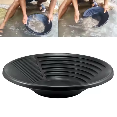 1PCS Plastic gold plate basin outdoor gold mining plate river exploration tool gold washing equipmen