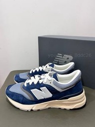 New Balance NB 997R 休閒跑步鞋 男女同款 藍銀