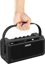 Ulumac Aroma Portable 10W Mono Electric Guitar Practice Amp with Bluetooth 5.3 & OTG Direct Recordin