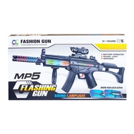 Defect FLASING GUN MP5 - QL-002 Toy GUN 62CM Length Can Sound And Light On