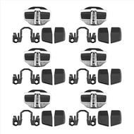 (YYN) 6 Sets TRD Door Stabilizer Door Lock Protector Latches Stopper Covers for Toyota Land Cruiser 
