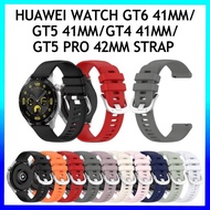 Huawei Watch GT6 41mm/ GT5 41mm/ GT4 41mm/ GT5 Pro 42mm Silicone Strap Huawei Watch GT 4 Replacement