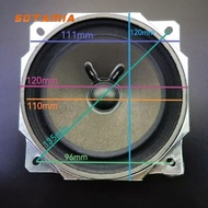 SOTAMIA 1Pcs 4.5 Inch Audio Full Range Speaker 6 Ohm 12W HIFI Speaker Paper Basin Cloth Edge DIY Yam