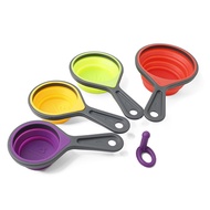 [Space Savers]  Silicone Measuring Cups 4pcs Set
