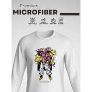 MICROFIBER DRAGON BALL jersey baju pancing muslimah motor sport man long sleeves tshirt lelaki jersi