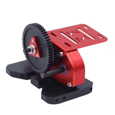 CNC 2Low Gearbox Middle Transmission Box with Overdrive Gear For LCG 1/10 RC Crawler Axial SCX10 III