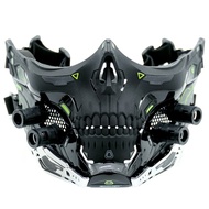 Tickets/Skull Mask Cyberpunk Black Mask Technology Function Creative Props Mask cos