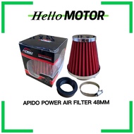 APIDO POWER AIR FILTER 48MM 206 CARBURATOR KARB CARBURETOR