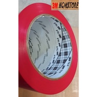 3M 764 RED, size 30mm, length 33 meters - Vinyl BACKGROUND ADHESIVE TAPE, rubber glue adheres well, 
