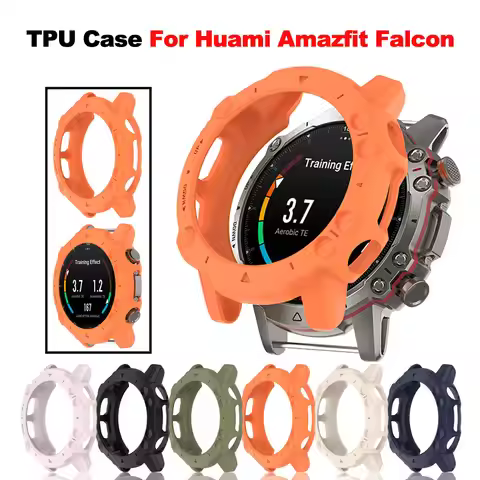 TPU Soft Silicone Case For Huami Amazfit Falcon Smart Watch Strap Protective Cover Shell Bumper Prot