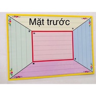 Extra board, 2-sided tablecloth board A2, A3 laminated