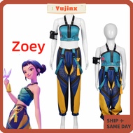 YUJINX Zoey Cosplay Costume,  Print Outfit Full Costume Set KPop Demon Hunter Costume,  Kpop Group I