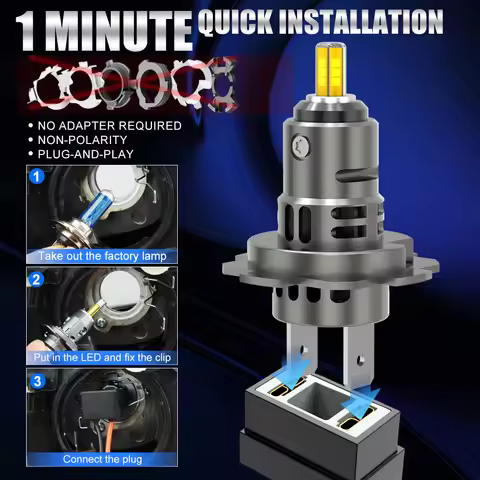 XSTORM H7 Led Headlights Canbus Bulb 300W 30000LM Headlamp Bulbs for Car 360 AutoLight Assemblies Dr