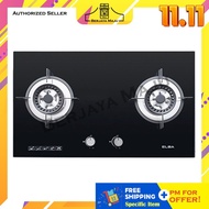 Elba 2 Burner Built-In Glass Gas Cooker Hob EGH-K8842G(BK)