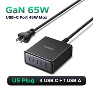 【Nexode】UGREEN GaN 65W 5-Port USB C Fast Charger Adapter for MacBook iPad iPhone 17 16 15 14 Pro Max