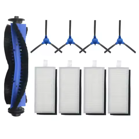 Main Brush Side Brush HEPA Filter brush guard For Eufy Robovac 11S, 12, 15C, 30, Robovac 30C, Robova