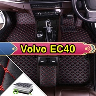 [Ready Stock] [Volvo EC40] Car Floor Mats, Waterproof Floor Mats, Leather Foot Pads, Car Interior Ma