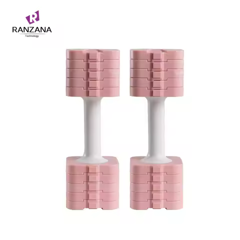 6kg/10kg Adjustable Dumbbell Free Weights Women Fitness Pink Dumbbells Set Professional Dumbbell Set