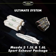 Mazda 3 1.5L & 1.6L Max Racing Sport Exhaust Package Cyclone Tech & R5500-MY G Flow Muffler