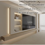 【SG Local Contractor】【Custom Furniture】Living Room Renovation /TV Console /Feature Wall / Hallway/ D