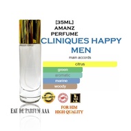 PEWANGI / PERFUME CL'NIQU3 HAPPY MEN (AMANZ PERFUME) (35ML) EAU DE PARFUM MINYAK WANGI EDP