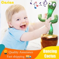 TikTok Hot Sale Talking Dancing Cactus Plush Shake Toy with Song &amp; Dance Early Education Birthday Gift for Kid Teen Boy and Girl